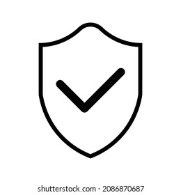 icono de escudo. Plantilla de símbolo de seguridad para ilustración vectorial de colección de diseño gráfico y web