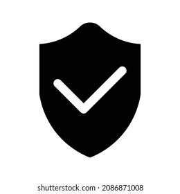 shield icon. Security symbol template for graphic and web design collection logo vector illustration
