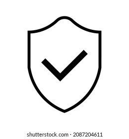 icono de escudo. Plantilla de símbolo de seguridad para ilustración vectorial de colección de diseño gráfico y web