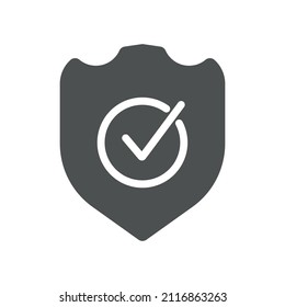 Shield icon. Security symbol template for graphic and web design collection logo vector illustration
