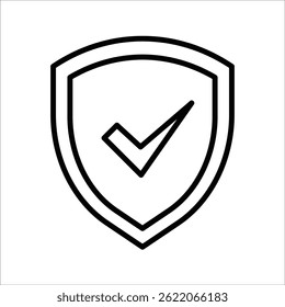 icono de escudo. Plantilla de símbolo de seguridad para Ilustración vectorial de logotipo de colección gráfica y de Diseño web