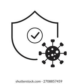 Shield icon. Security symbol template for logo vector illustration collection for graphic and web design.