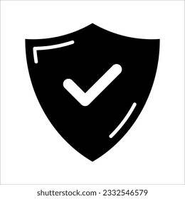 Shield icon. Security vector icon. Protection icon. Shield vector icon. Safety system. Protection activated. Active safety. vector illustration on white background