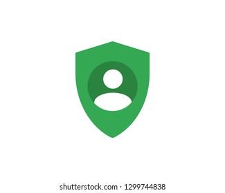 Shield Icon. Security Shield vector web icon isolated on white background, EPS 10, top view