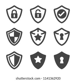 shield icon set