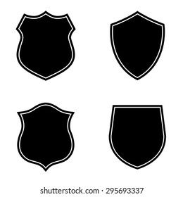 Shield icon set