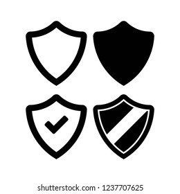 shield icon set, icons vector eps10