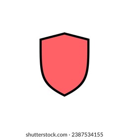 Shield icon set illustration. Protection icon. Security sign and symbol