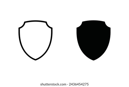 Shield icon set, Protection, Security icon vector illustration 