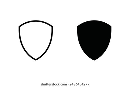 Schildsymbol-Set, Schutz, Sicherheits-Symbol Vektor-Illustration 