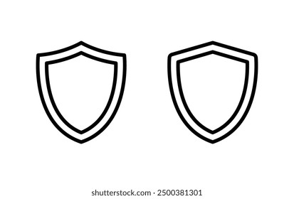 Shield icon set, Protection, Security icon vector