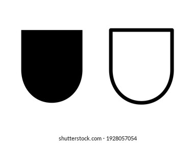 Shield icon set. Protection icon vector. Security vector icon