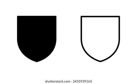 Icono Blindaje activado. Vector de icono de protección. Icono de vector de seguridad