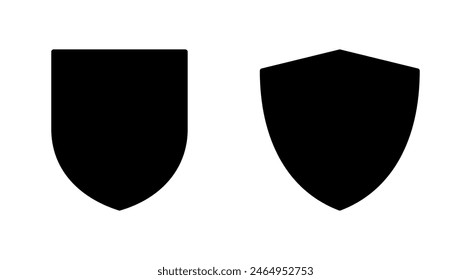 Shield icon set. Protection icon vector. Security vector icon