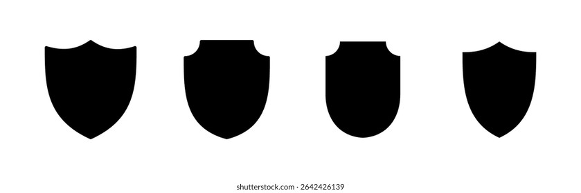 Shield icon set. Protection icon vector. Security vector icon