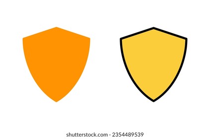 Juego de iconos Escudo para aplicaciones web y móviles. Icono de protección. Signo de seguridad y símbolo