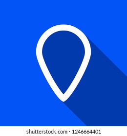 Shield icon with shadow , sign design