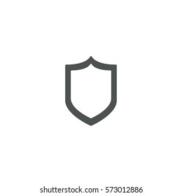 shield icon. sign design