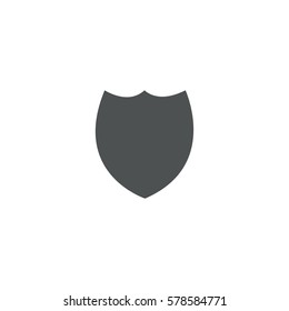 shield icon. sign design