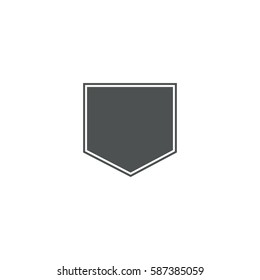shield icon. sign design