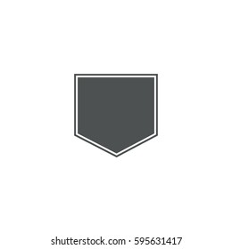 shield icon. sign design