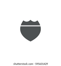 shield icon. sign design