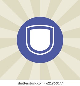 shield icon. sign design. background