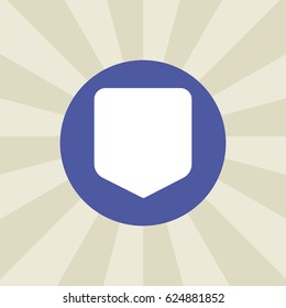 shield icon. sign design. background