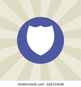 shield icon. sign design. background