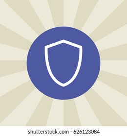 shield icon. sign design. background