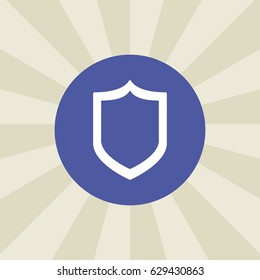 shield icon. sign design. background