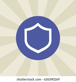 shield icon. sign design. background
