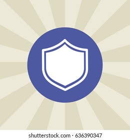 shield icon. sign design. background