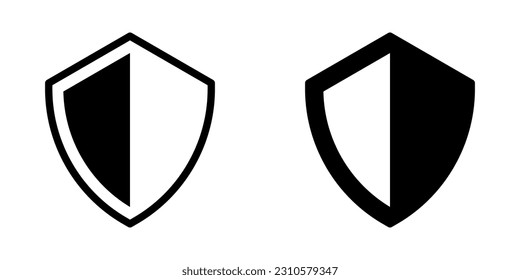 Shield icon. sign for mobile concept and web design. vector illustration