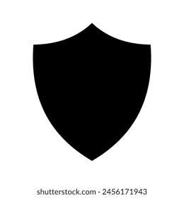 Shield icon. sign for mobile concept and web design  color editable