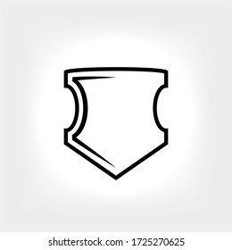 Shield Icon. Sign of Protection,Guard and Security. Insurance or Immunity Symbol - Vector. 