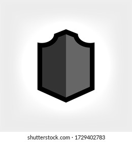 Icono Escudo. Signo de Protección, Guardia y Seguridad. Símbolo de seguro o inmunidad - vector. 