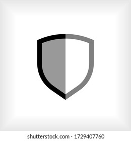 Icono Escudo. Signo de Protección, Guardia y Seguridad. Símbolo de seguro o inmunidad - vector. 