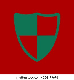 Shield Icon of simbol.