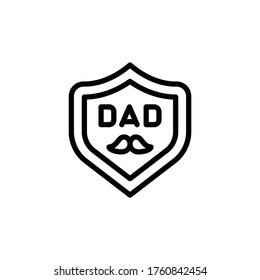 Shield icon. Simple line, outline vector elements of cultural activities icons for ui and ux, website or mobile application