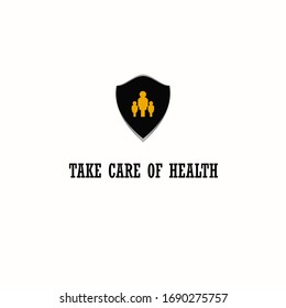 shield icon. symbol to always maintain health