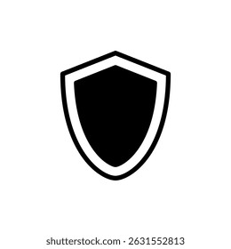 Símbolo de ícone de escudo para aplicativos e sites. Ícone Proteção. Sinal e símbolo de segurança