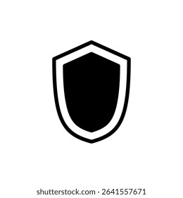 Shield icon symbol for apps and websites. Protection icon. Security sign and symbol