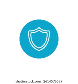 shield icon symbol sign collection in white and black