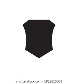 símbolo de icono de escudo, vector
