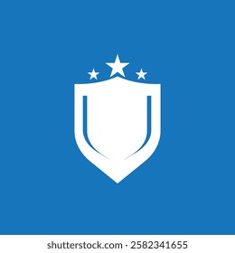Shield icon and symbol template