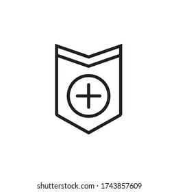 Shield icon symbol vector illustration