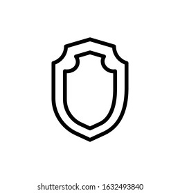 Shield Icon. Shield Symbol For Your Web Site Design, Logo, App, UI. Vector illustration