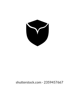 Icono Escudo. Símbolo de escudo para el diseño de su sitio web,