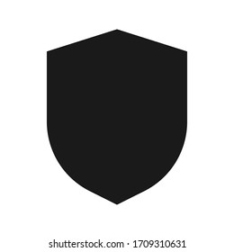 Shield icon template isolated. logo design, flat syle  color editable vector illustration 